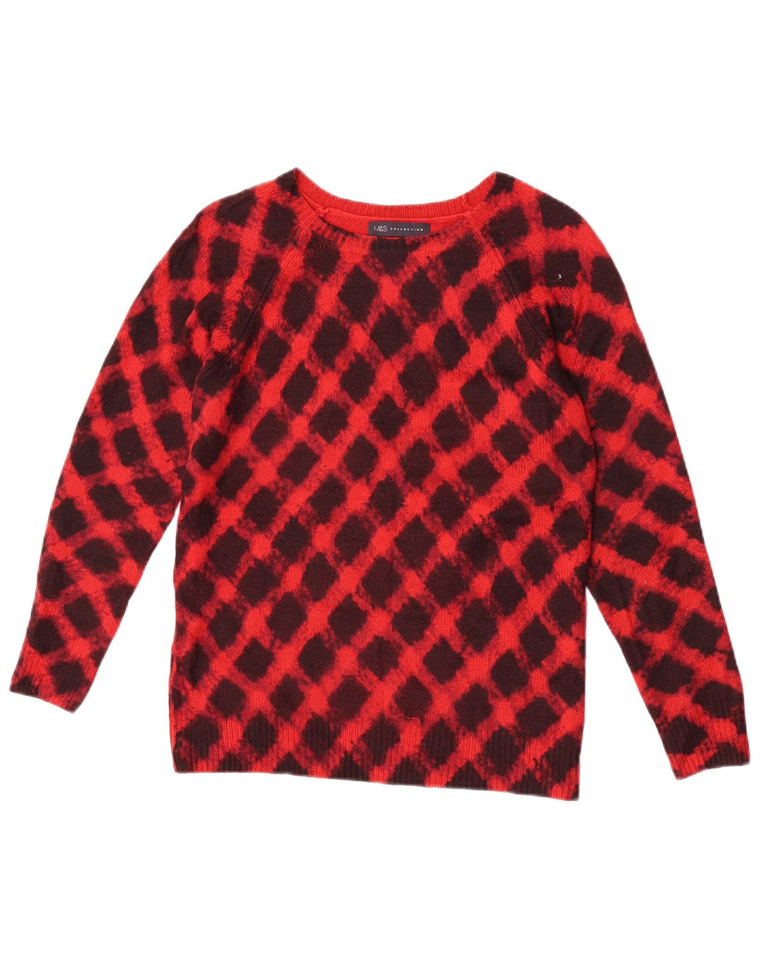 Marks & Spencer Pull col bateau pour femme UK 8 Small Rouge