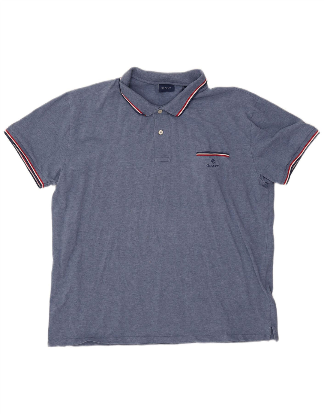 Gant Polo Homme 3XL Bleu Coton