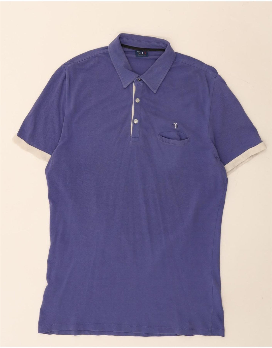 Trussardi Jeans Polo Homme Large Violet