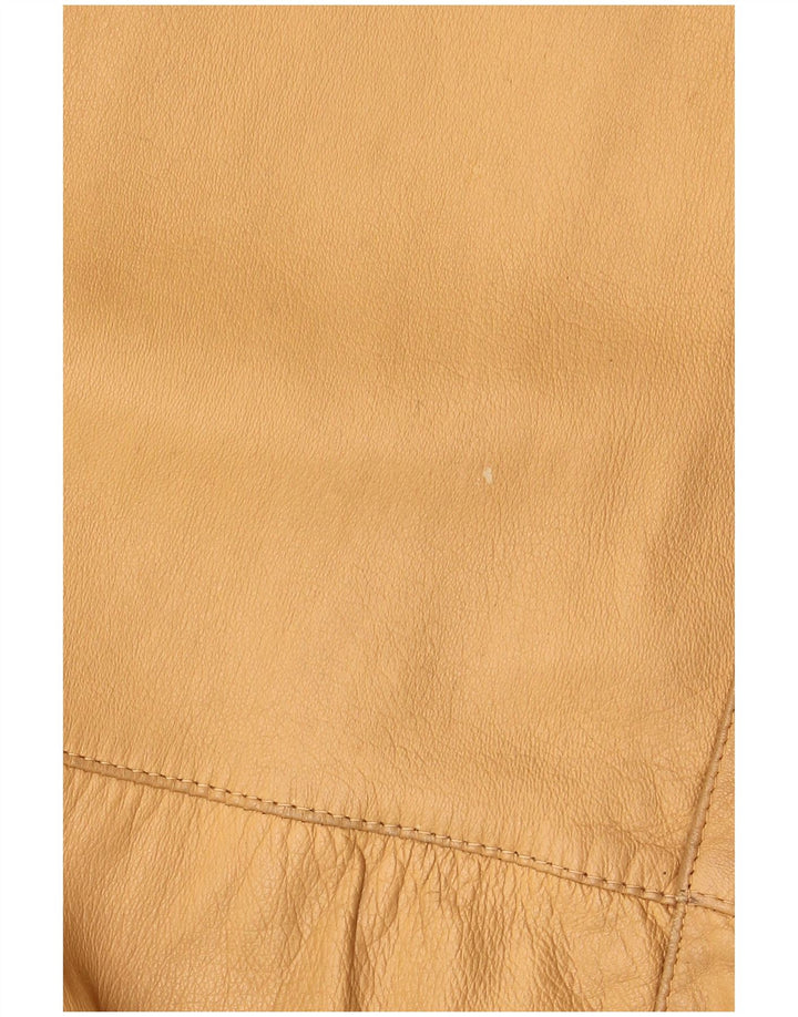 Essebi Veste en Cuir Bomber Homme IT 56 3XL Cuir Beige