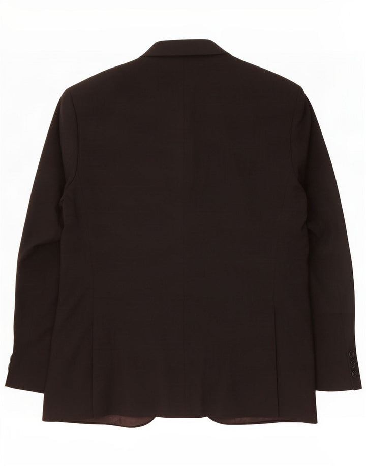 Marks & Spencer Veste blazer à 2 boutons pour homme UK 52 3XL Noir Polyester
