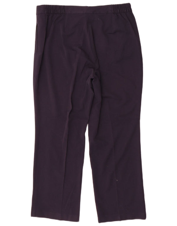 Marks & Spencer Pantalon décontracté pour femme UK 16 Large W34 L28 Bleu marine