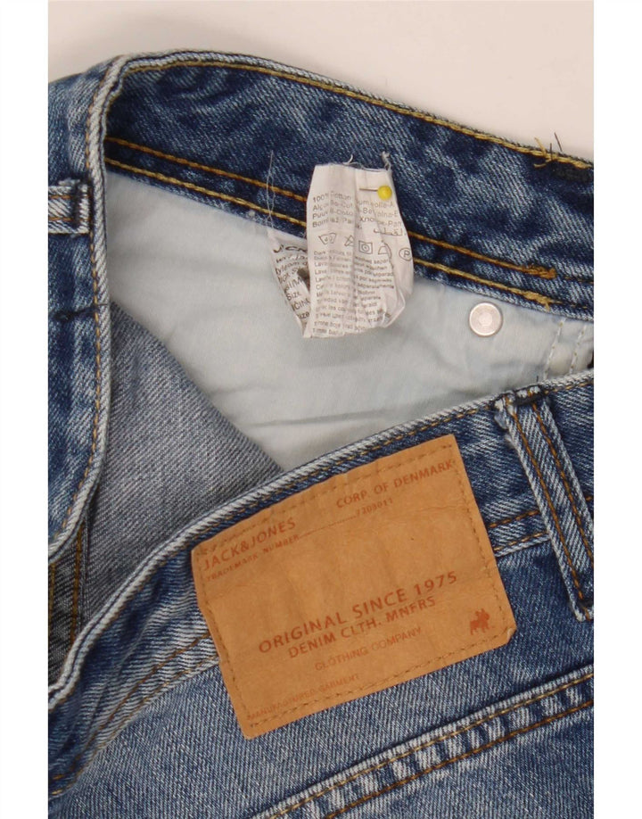 Jack & Jones Short en Jean Petit W30 Bleu Coton Homme