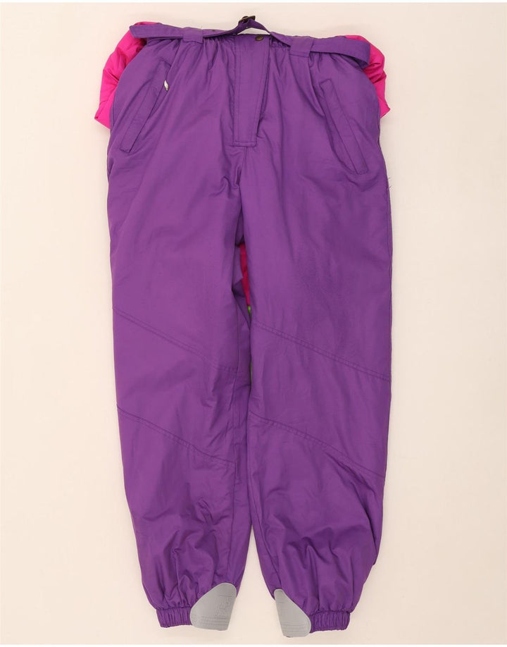 Dubin Combinaison de ski pour femme UK 16 Large Violet Colourblock Polyester