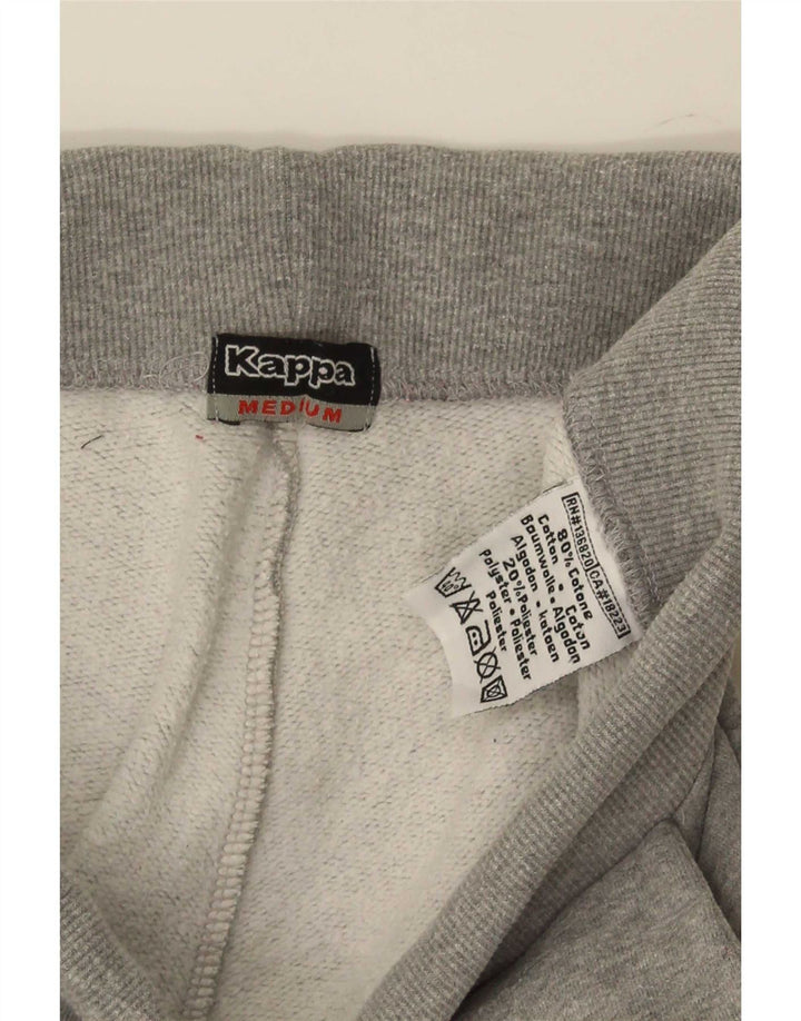 Kappa Pantalon De Survêtement Joggers Homme Gris Moyen Coton