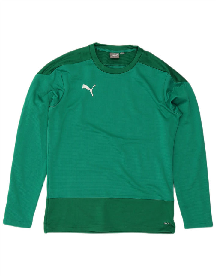 Puma Haut à Manches Longues Homme Vert Moyen