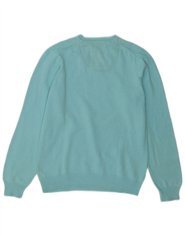 Marks & Spencer Pull à col en V Blue Harbour pour homme, petit turquoise