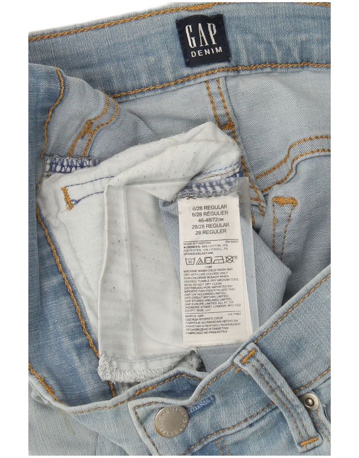 Gap Jean Skinny Regular Femme W28 L28 Bleu Coton