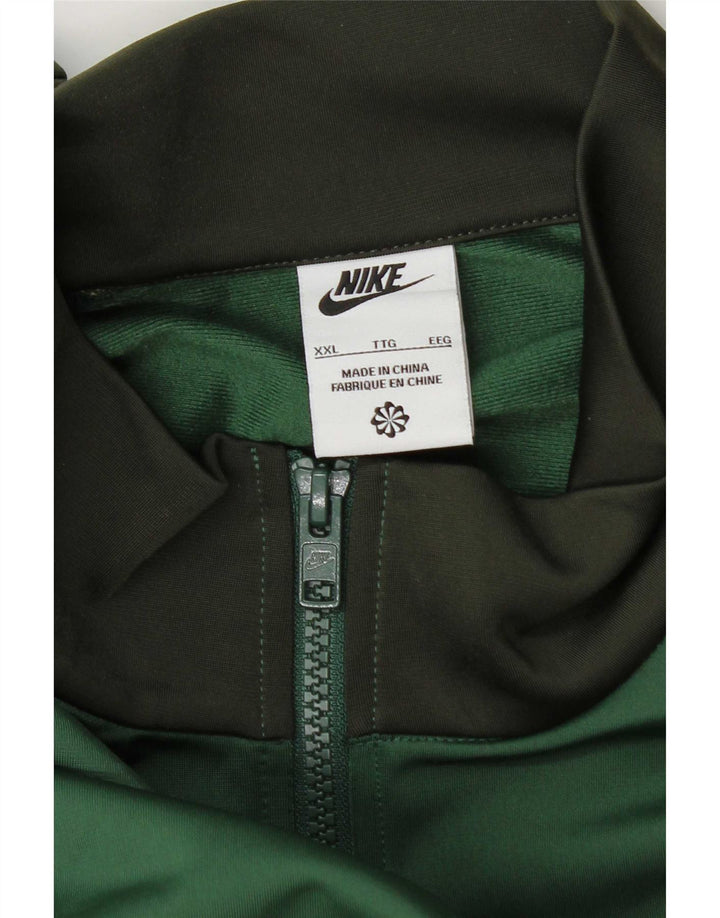 Nike Veste de survêtement pour homme 2XL Vert Colourblock