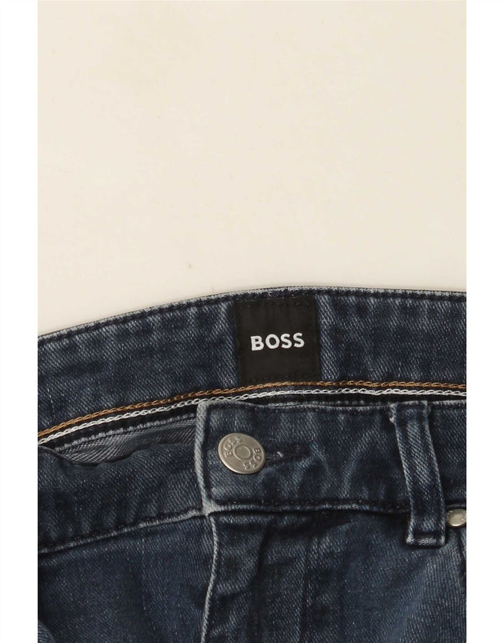 Hugo Boss Jean Slim W32 L30 Bleu Marine Homme