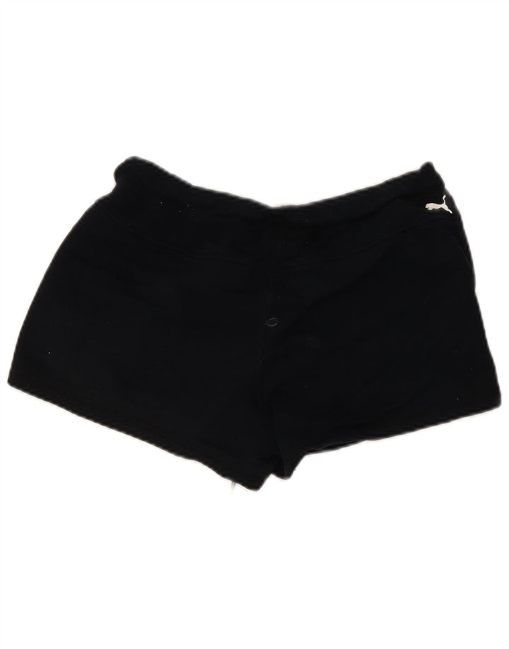 Puma Short de sport pour femme UK 12 Medium Noir Coton