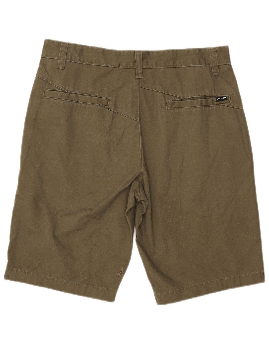 VOLCOM Short Chino Homme W32 Kaki Moyen Polyester