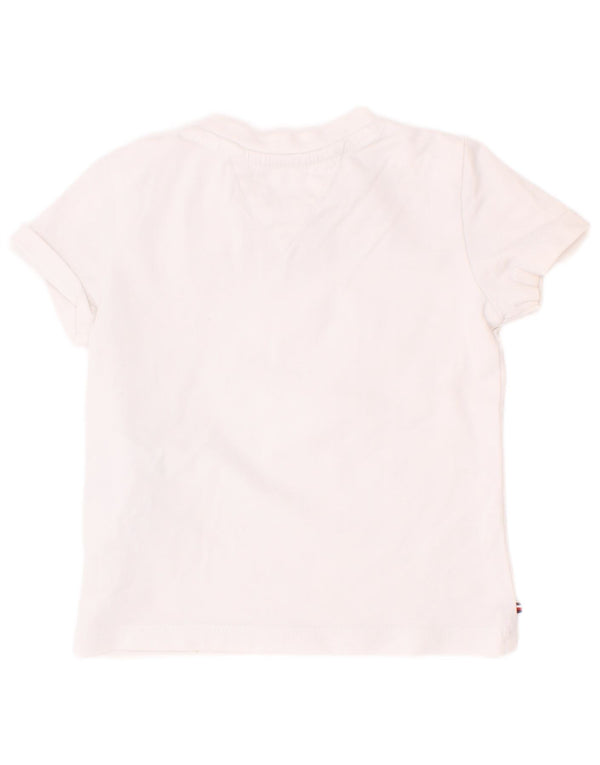 Tommy Hilfiger T-shirt graphique pour bébé garçon 9-12 mois en coton blanc