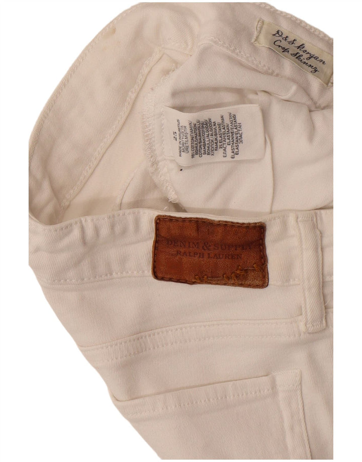 Ralph Lauren Jean slim femme W25 L25 coton blanc