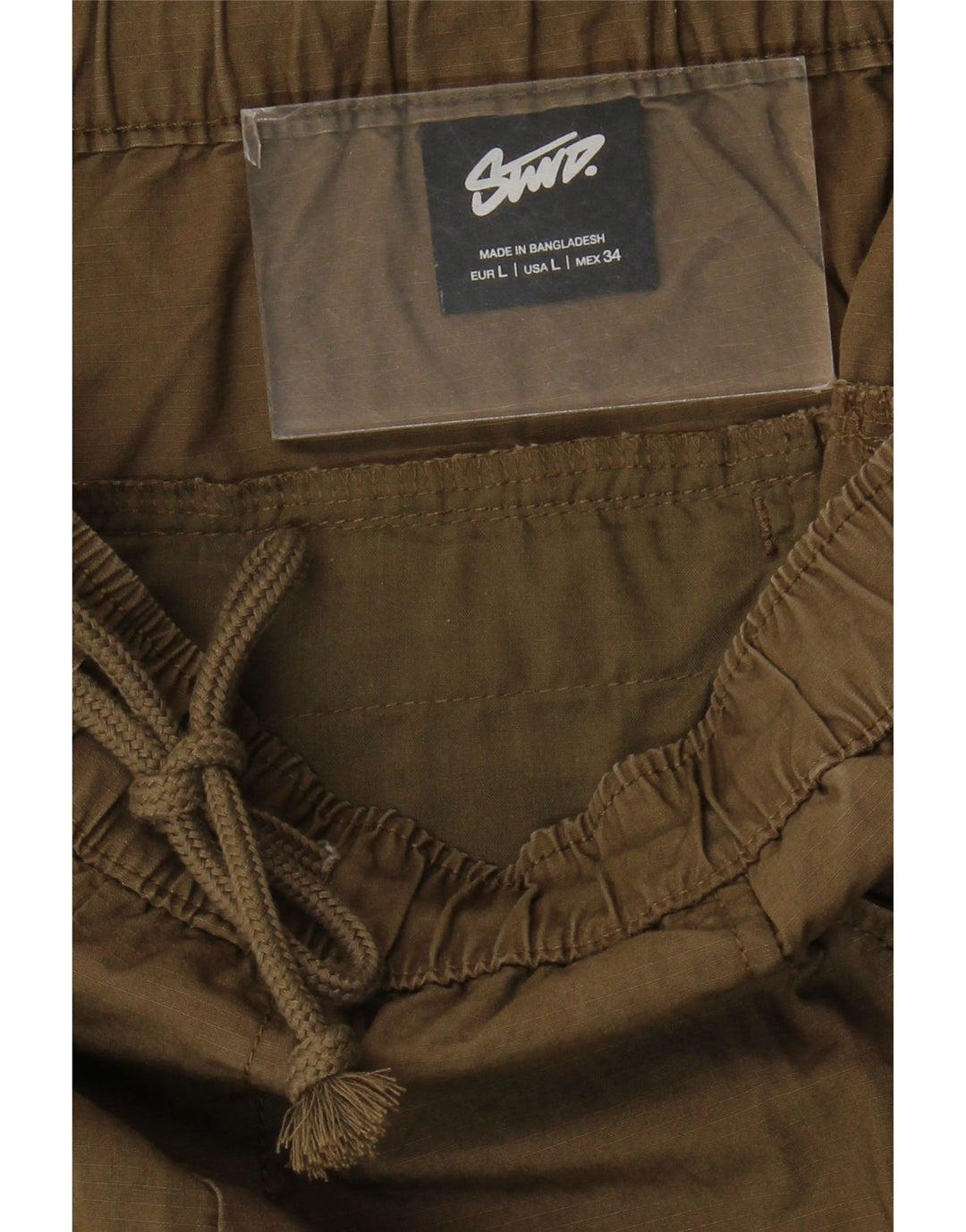 STWD Short Cargo Homme Grand W34 Kaki