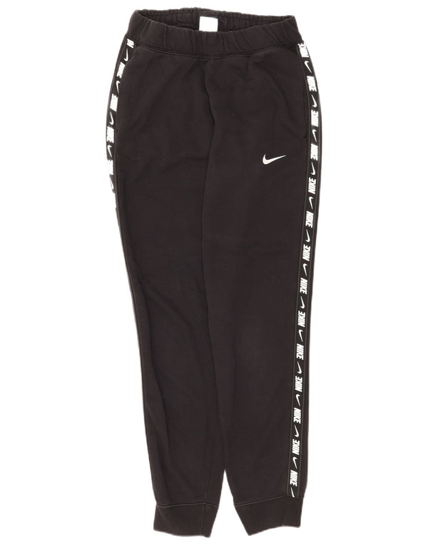 Nike Pantalon de survêtement graphique pour femme, jogging UK 10, petit coton noir