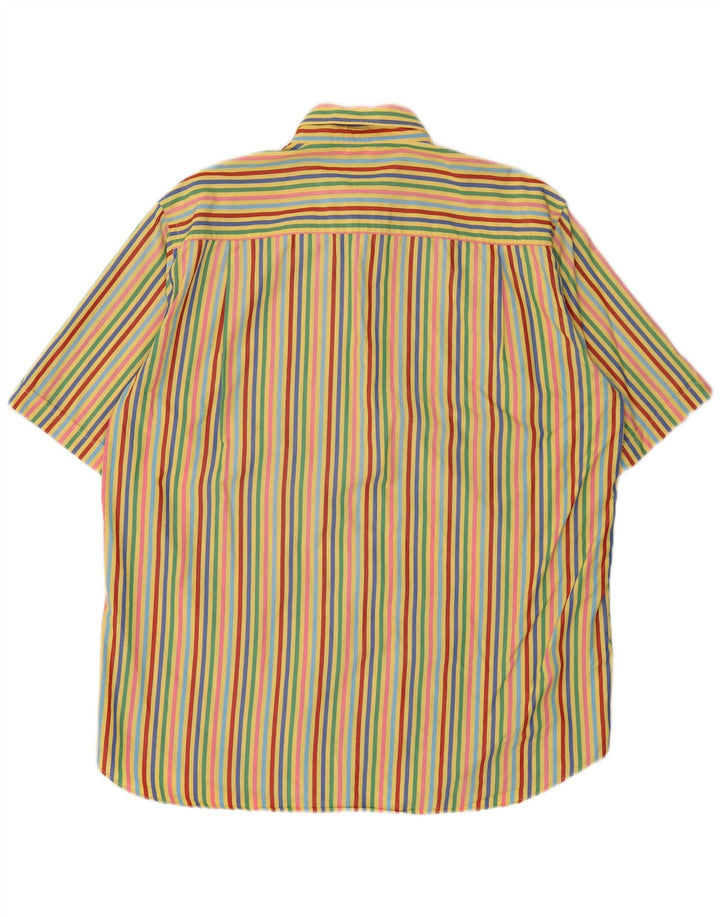 Amerigo Vespucci Chemise à manches courtes pour hommes XL rayé multicolore
