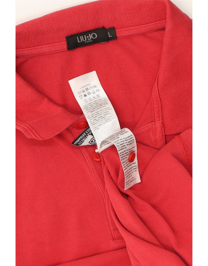 Liu Jo Polo Homme Grand Rouge Coton