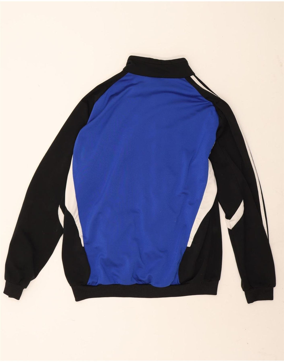 Adidas Veste de survêtement pour homme UK 44/46 Large Bleu Colorblock Polyester
