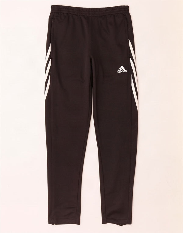 Adidas Pantalon de Survêtement Climalite Garçon 11-12 Ans Large Noir Polyester