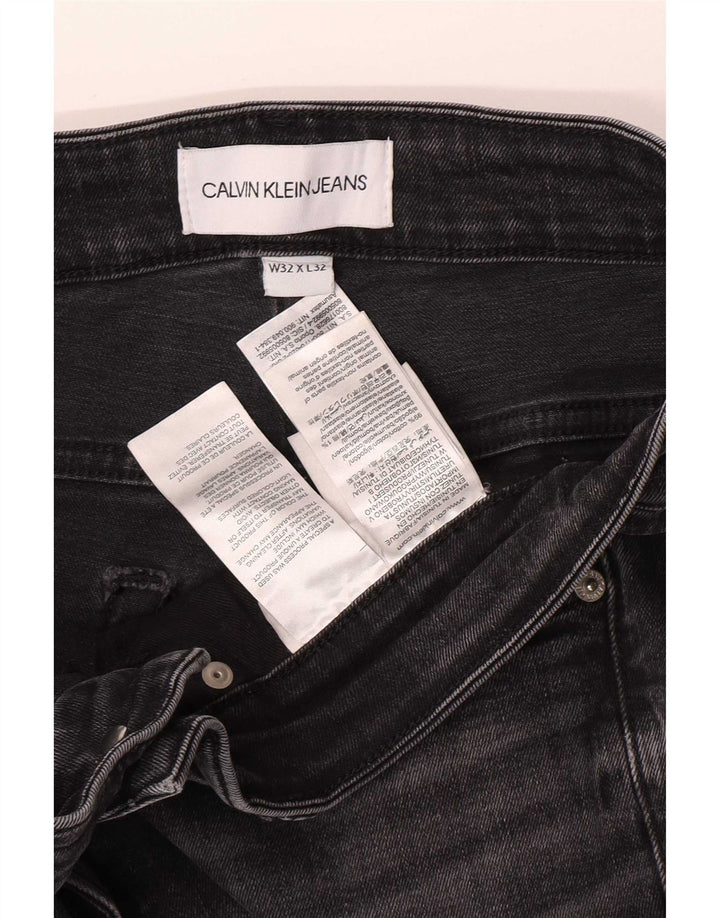 Calvin Klein Jean Slim Homme W32 L32 Gris Coton
