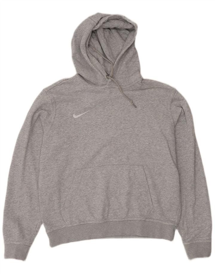 Nike Pull à capuche en coton moucheté gris moyen pour homme