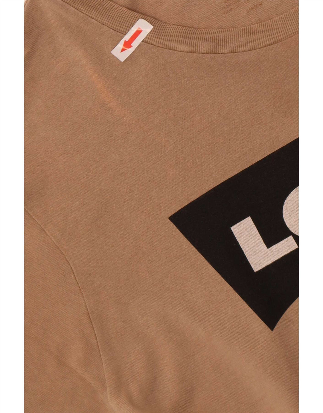 Levi's T-Shirt Graphique Homme Petit Marron Coton