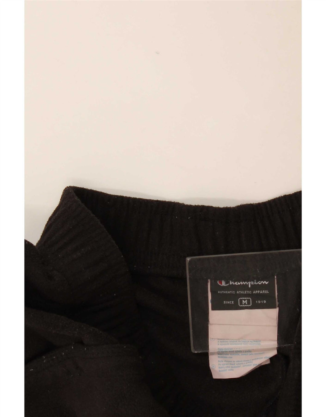 Champion Pantalon de Survêtement Polaire Homme Noir Moyen Polyester