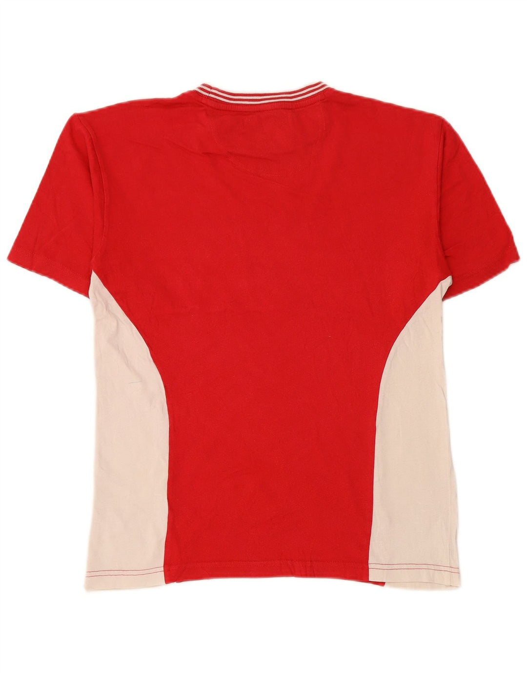 FILA T-Shirt Graphique Homme Petit Rouge Colorblock Coton