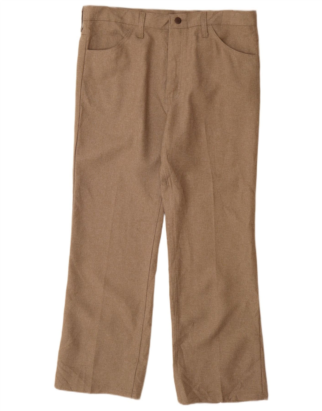 Wrangler Pantalon décontracté droit pour homme W36 L29 Beige Polyester