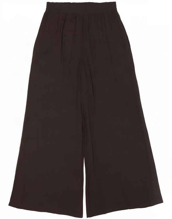 Zara Femme Jupe-culotte Pantalon Large W30 L31 Noir Polyester