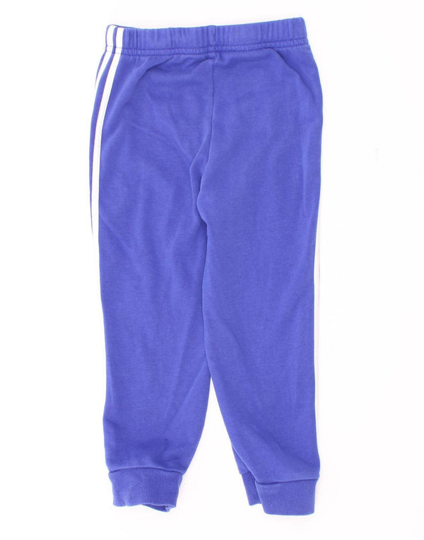Adidas Pantalon de Survêtement Garçon Joggers 2-3 ans Bleu Coton