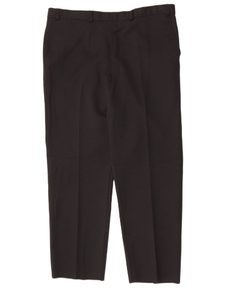Marks & Spencer Pantalon Chino Droit Homme W38 L29 Noir Polyester