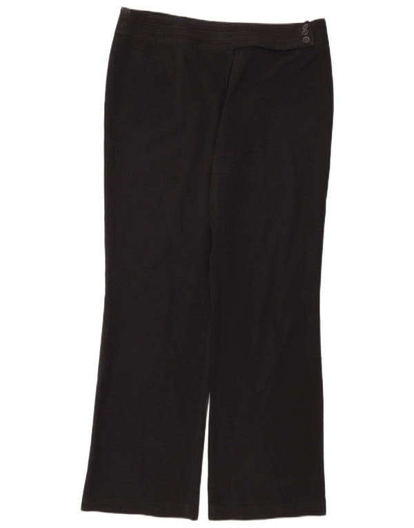 Marks & Spencer Pantalon décontracté coupe ample pour femme UK 16 Large W36 L33 Noir