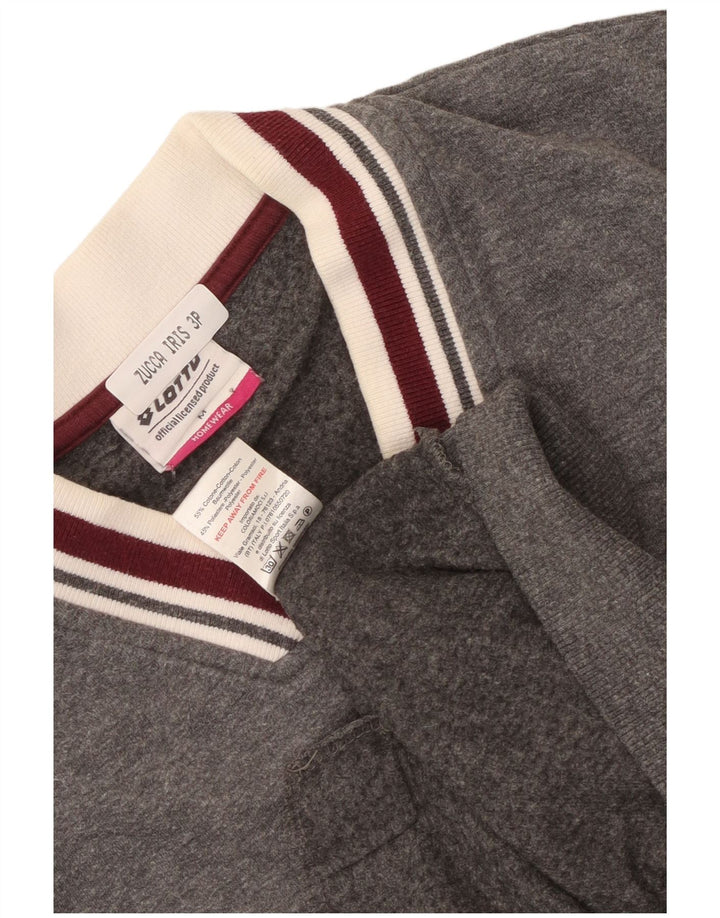 Lotto Veste de survêtement pour femme UK 14 Gris moyen Coton