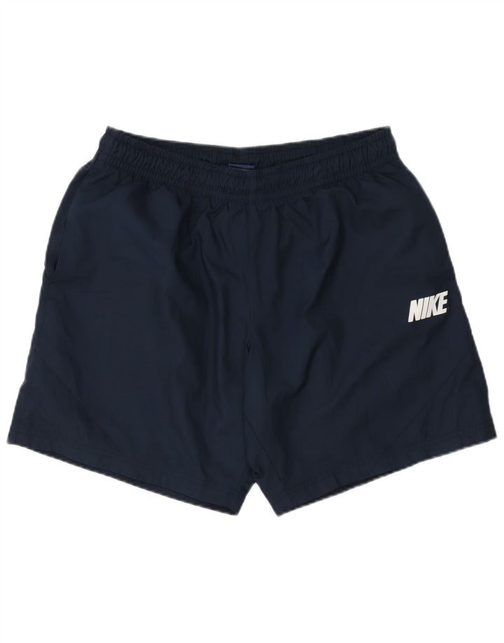 Short de sport Nike pour hommes, grand, bleu marine, polyester