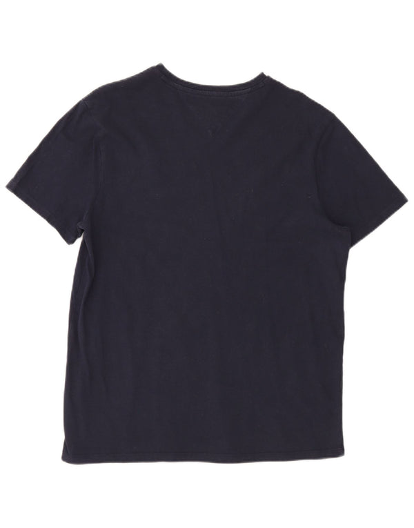 Tommy Hilfiger T-Shirt Homme Bleu Marine Moyen Coton