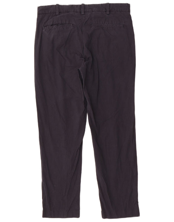 Massimo Dutti Pantalon Chino Droit Homme EU 44 VLarge W34 L29 Bleu Marine