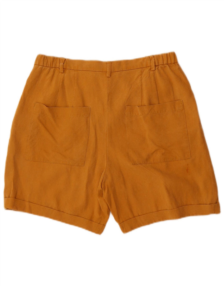 Zara Short Chino Plissé Femme Petit W26 Marron