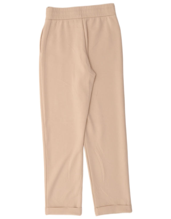 Armani Exchange Pantalon De Survêtement Femme UK 8 Small Beige Polyamide