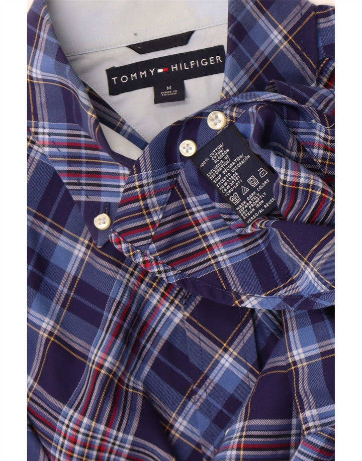 Tommy Hilfiger Chemise Homme Bleu Moyen Carreaux Coton