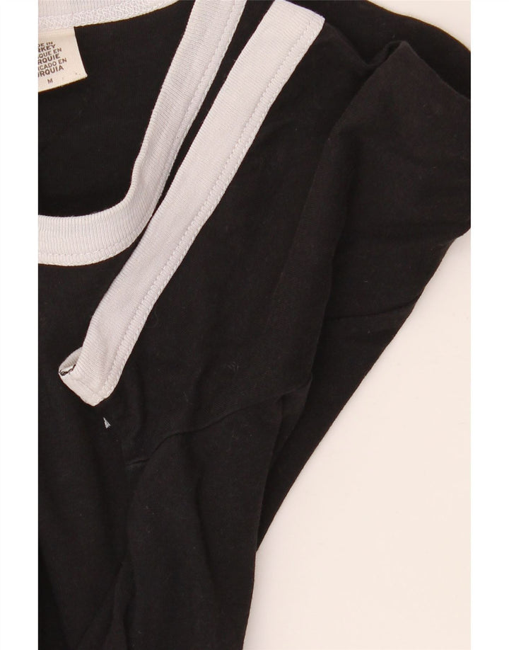 Levi's T-Shirt Femme UK 14 Medium Noir Colourblock
