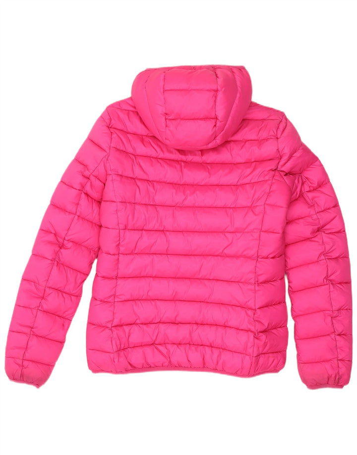 Lotto Veste matelassée à capuche pour femme UK 10 Petit Rose Polyester