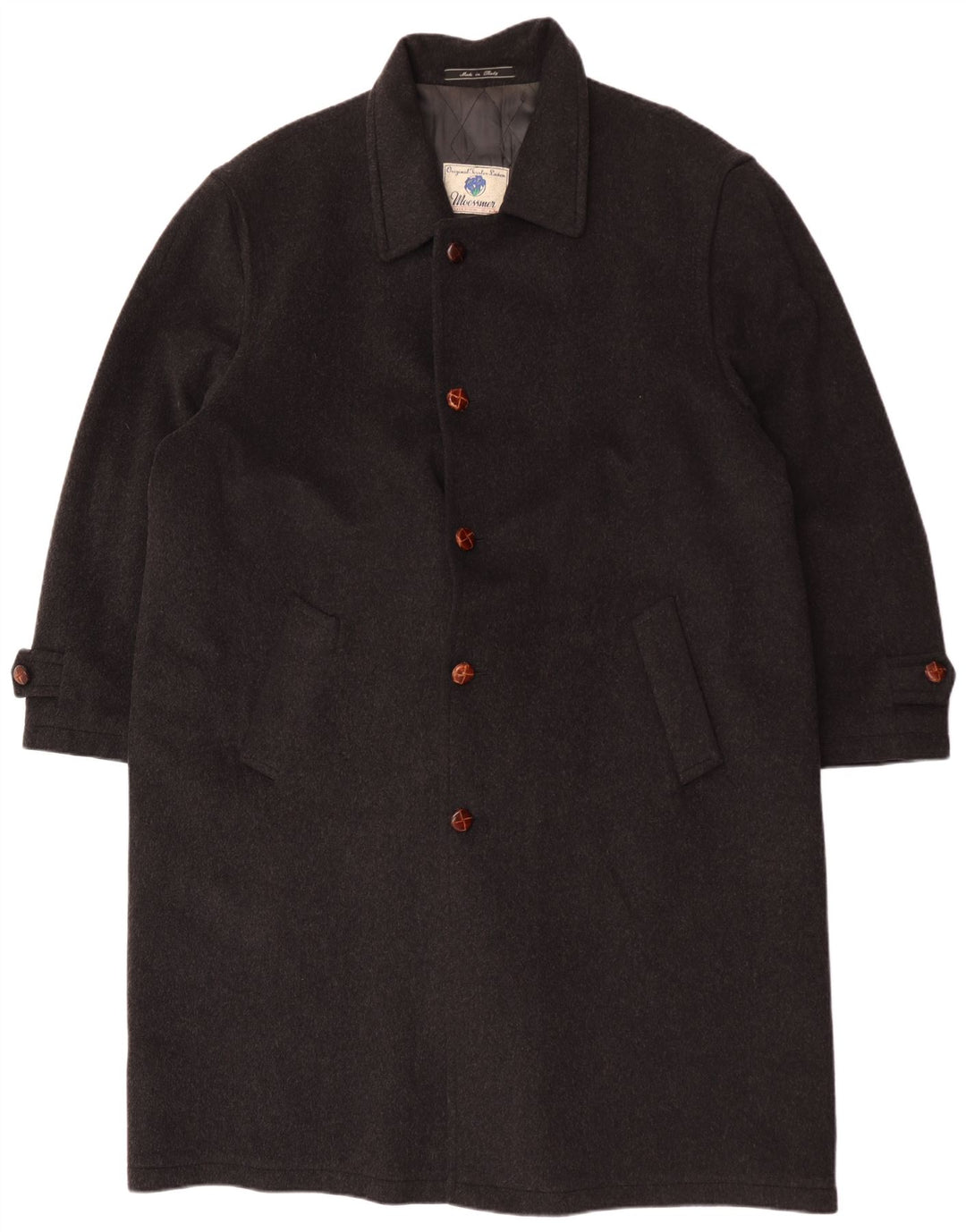 Moessmer Manteau Homme IT 56 3XL Gris Laine