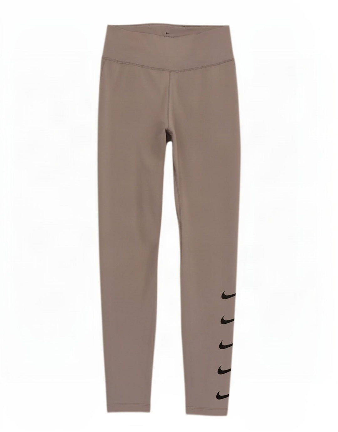 Nike Legging graphique Dri Fit pour femme UK 12 Gris moyen Polyester