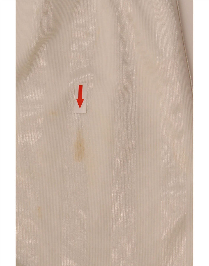 Nike Short de sport pour homme Petit polyester rayé blanc