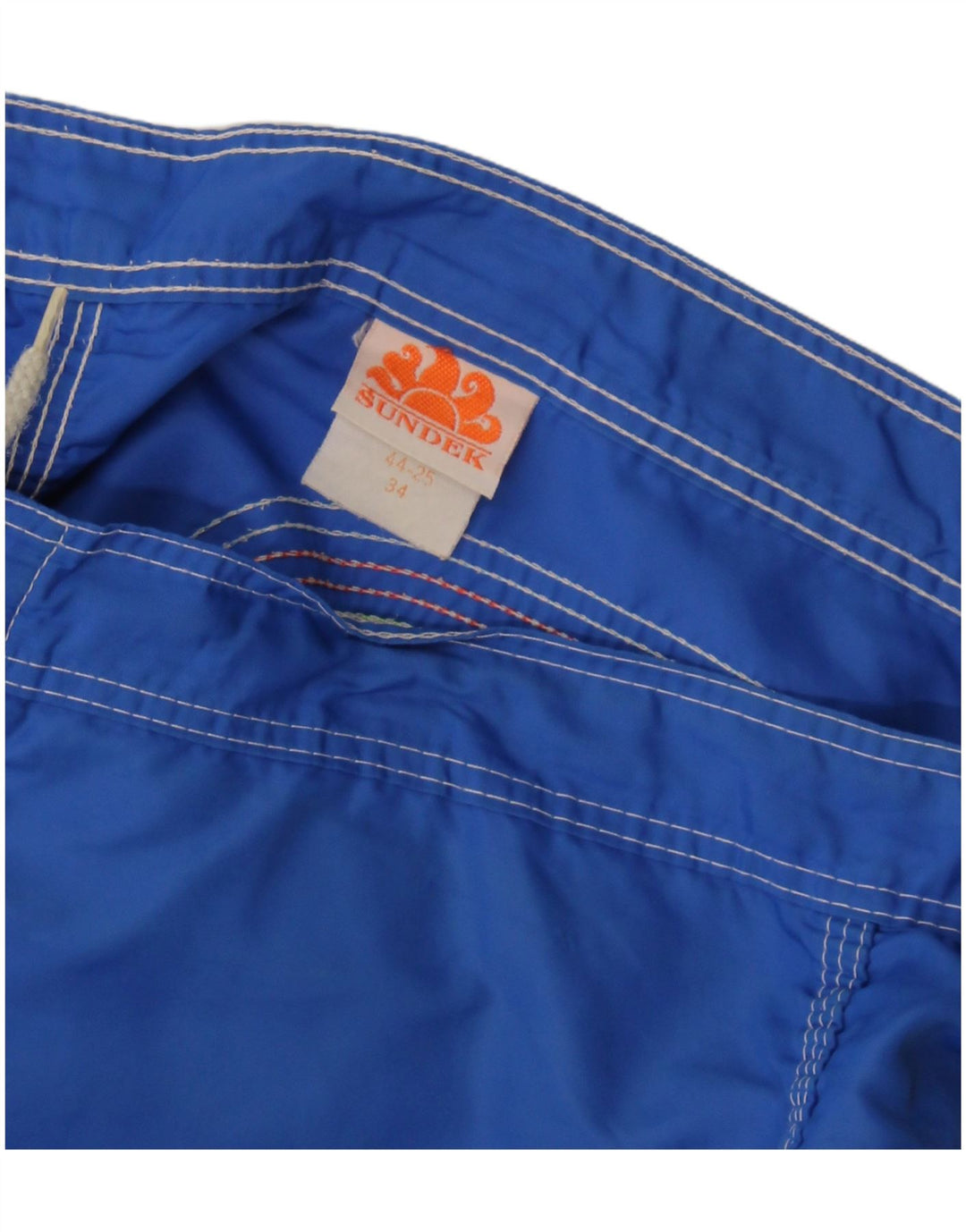 Sundek Short de bain homme grand nylon bleu