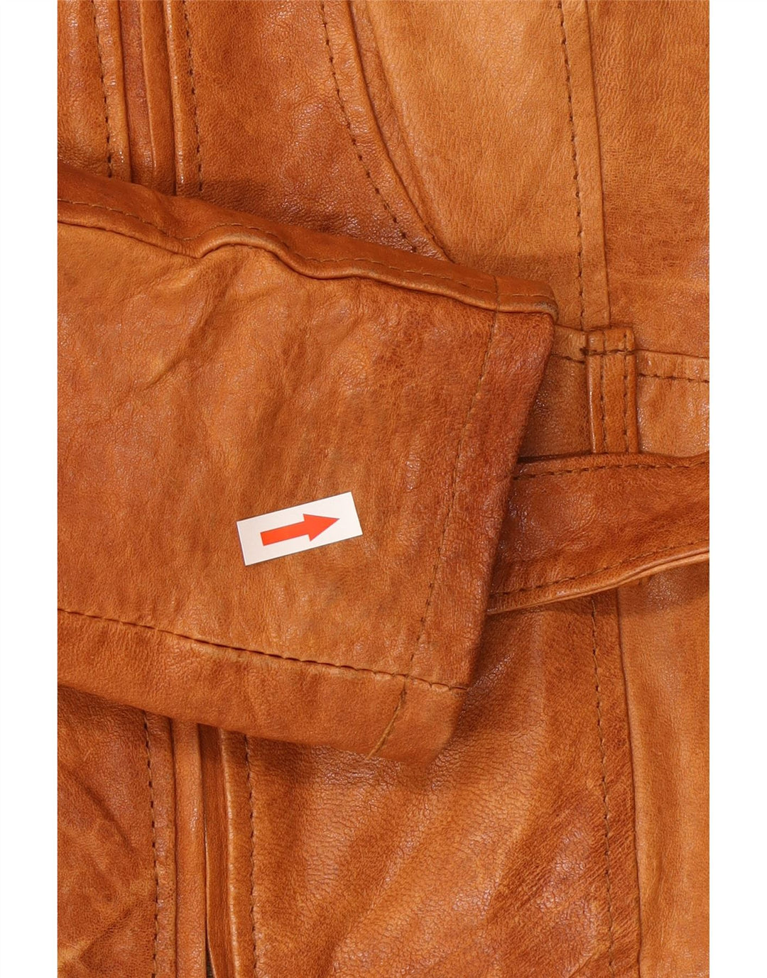 Masterpelle Veste en Cuir Femme IT 46 Grand Cuir Beige