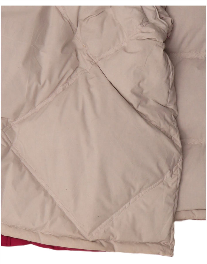 Diadora Veste matelassée réversible à capuche pour hommes UK 40 Large Rose Polyester