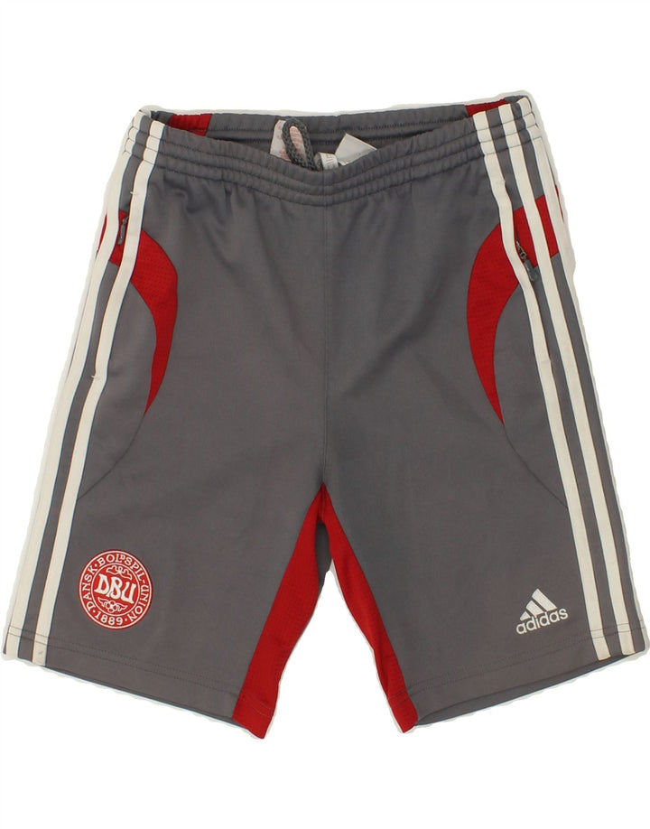 ADIDAS Boys Clima 365 Sport Shorts 11-12 Years Grey Polyester Vintage Adidas and Second-Hand Adidas from Messina Hembry 